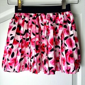 kate Spade Silk Floral Pleated Skirt Sz 4 Rare!